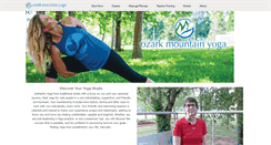 Desktop Screenshot of ozarkmountainyoga.com